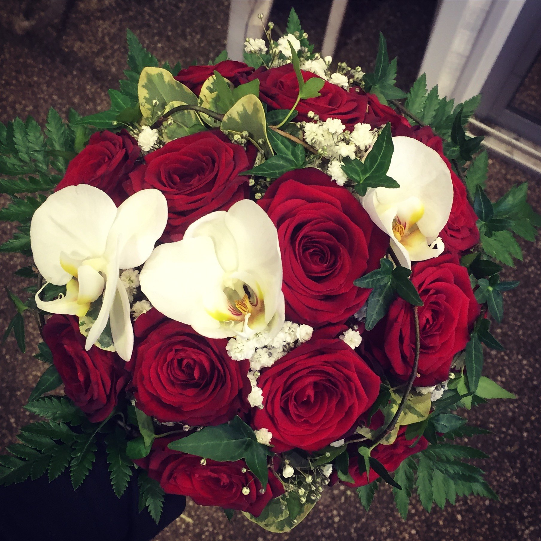 florists competition bouquet design porta nova red naomi