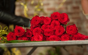 Porta Nova Red Naomi bouquet by Hanneke Frankema Floral Tweet Jam