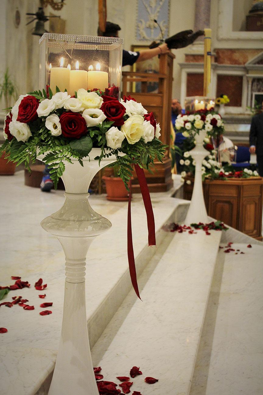 wedding with porta nova roses by messana jean fiori