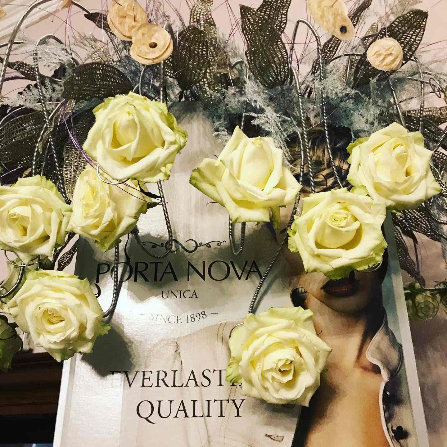 Porta Nova floral Haute Couture at the Winter moments 2019 event