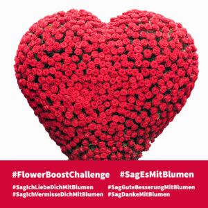 #SagEsMitBlumen