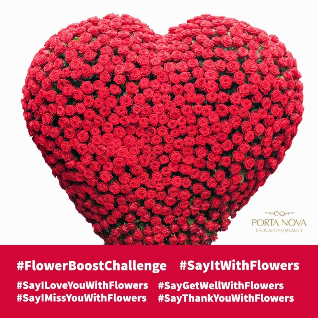 #SayItWithFlowers visual #FlowerBoostChallenge