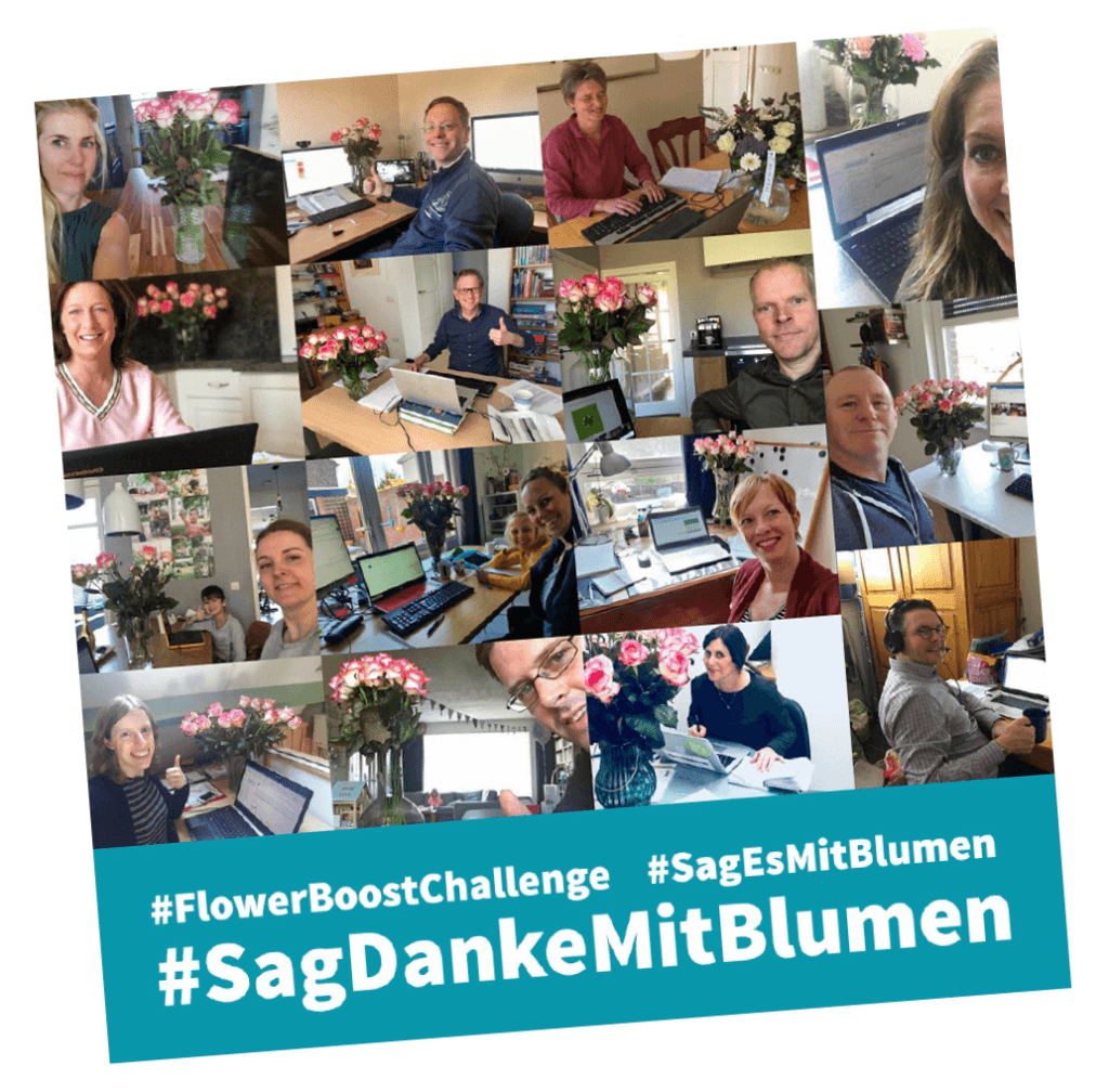 #SagEsMitBlumen Visual #sagdankemitblumen