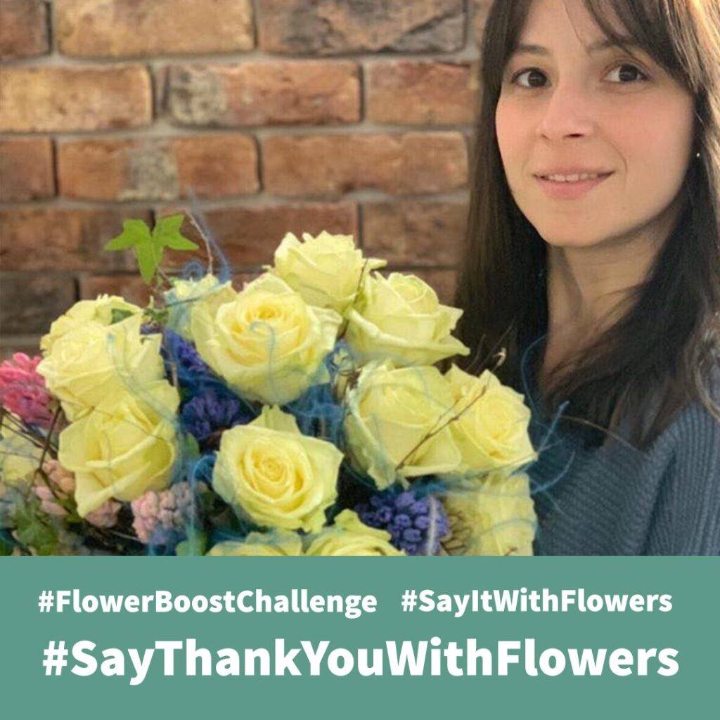 Claudia Tararache' mixed bouquet with Porta Nova White Naomi
#SayItWithFlowers