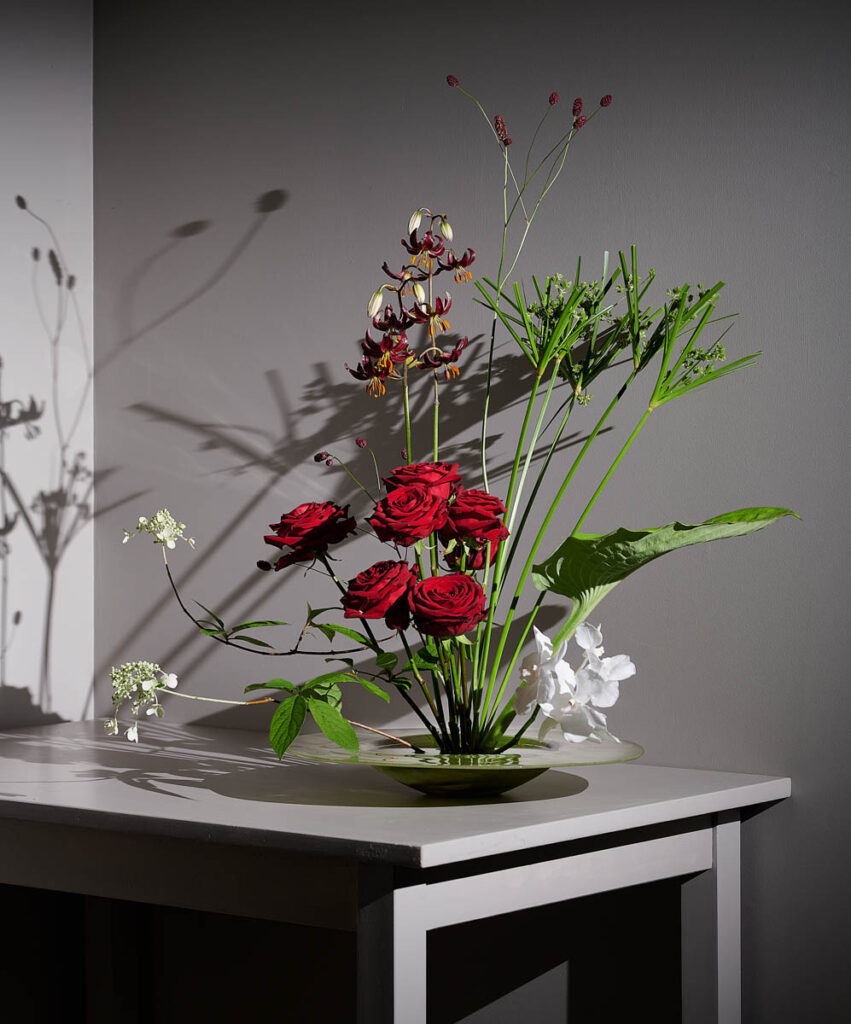 Olga Sharova red naomi floral fundamentals rrrr